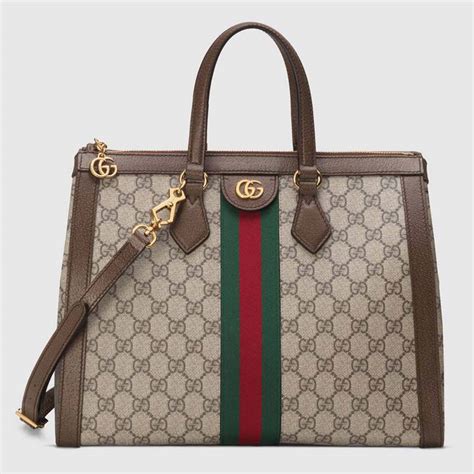 tan tote gucci|gucci ophidia gg small bag.